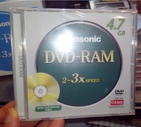 现货松下光盘dvd-ram光盘4.7G光硬盘空白刻录盘单片医疗存储用