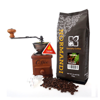 包邮原装 进口咖啡豆巴西山度士咖啡粉454g重度烘焙诺曼地供批发