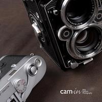 清仓cam-in 相机专用快门按钮 超薄Mini 凸面款（钢灰色）cam9007