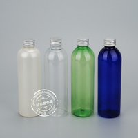 批发：250ml圆肩铝盖瓶   液体瓶   纯露瓶  PET瓶  空瓶  塑料瓶