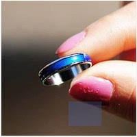 2016新款戒指，心情戒指，变色戒指，彩色戒指，全国单个9.99包邮