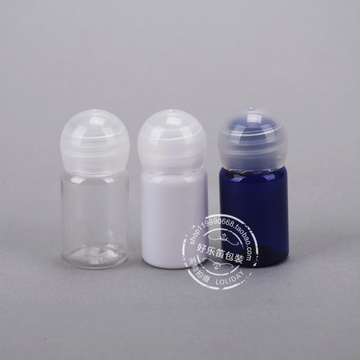 5/6mlPET化妆品化妆水分装瓶 透明小瓶子球盖瓶配内塞