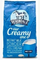 澳洲德运Devondale高钙全脂牛奶粉1kg中老年学生成人