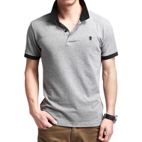 2015夏季新款韩版男士短袖T恤潮男装半袖纯棉polo衫加肥加大码