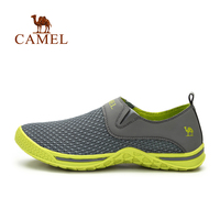 CAMEL骆驼户外男款徒步鞋 春夏新款运动透气网鞋套筒徒步鞋 正品
