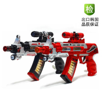 Smartbebe出口韩国 电动玩具枪红外震动玩具枪发声发光玩具枪0364