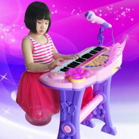 包邮儿童电子琴麦克风男女孩玩具婴幼儿早教音乐小孩宝宝钢琴礼物