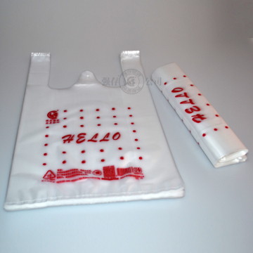 红点系列塑料包装袋超市购物专用袋背心袋马夹袋水果袋中厚款