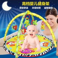 婴儿健身架器新生儿音乐游戏毯摇铃宝宝玩具0-1岁3-6-12个月