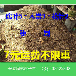 【长春凤林君子兰】专用营养土-自然发酵-橡树叶子土已拌好/市斤