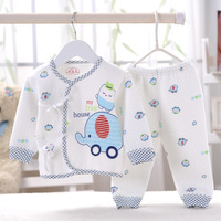 新生儿衣服2件套0-3月初生婴儿保暖内衣秋冬季宝宝和尚服套装包邮