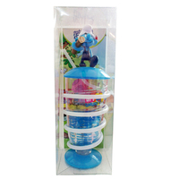 bip百利佳迪士尼儿童糖果水杯旋转吸管蓝精灵儿童创意礼物32g