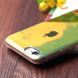 新款 iphone6s手机壳渐变彩虹 plus保护套5.5外壳 4.7硅胶防摔潮