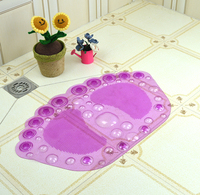 浴室防滑垫淋浴房洗手间洗澡地垫卫生间小脚Ypvc门厅塑料带吸盘