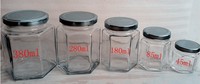 厨房密封罐食品储物罐透明果酱瓶蜂蜜瓶玻璃罐头瓶酱菜玻璃瓶批发