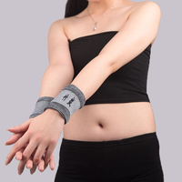 神雕正品 竹炭纤维 护腕 运动吸汗 男女通用 运动保暖护腕