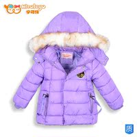 韩系冬装棉衣女童外套幼儿羽绒棉袄1-2-3-5岁宝宝小女孩加厚棉服