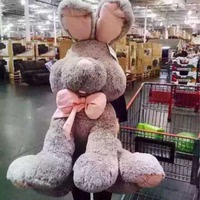 美国Costco Plush Bunny大熊ins大象毛绒玩具超大号邦尼兔子公仔