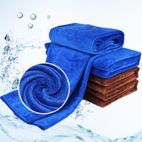 磨绒洗车毛巾大号加厚吸水毛巾60 160车用 擦车巾 汽车用品