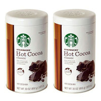 现货包邮美国进口Starbucks星巴克精选巧克力冲饮品 热可可粉850g