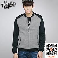 青少年潮男装韩版学院风秋装夹克外套初中高中大学生棒球服上衣薄