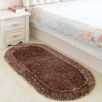 加厚椭圆形长圆弹力丝地毯地垫客厅茶几卧室地毯床边飘窗地毯定制