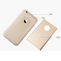 Apple苹果iPhone 6/6S手机外壳金属硅胶后盖防摔4.7寸全包边散热