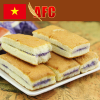 京都AFC牌夹心蛋糕点 蓝莓提拉米苏味360g 马来西亚进口食品