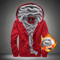 含绒 2015冬季新款男士拉绒修身卫衣保暖外套店主风 特价促销