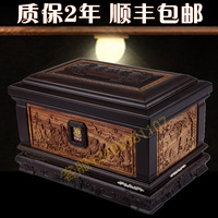 老杜新款黑紫檀木骨灰盒【蓬莱仙境A】包快递送下葬品8种殡葬服务
