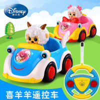 喜羊羊玩具男孩宝宝耐摔玩具遥控车 灯光音乐电动儿童益智玩具车