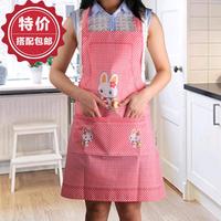 公主韩版围裙可爱时尚厨房防污家居服罩衣成人反穿衣厨师服围腰