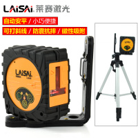 莱赛自动安平2线激光红外水平仪LS608/打斜线/防摔/任意高度