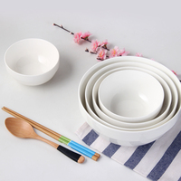 陶瓷碗 护边碗瓷碗韩式家用饭碗面碗大小汤碗米饭碗套装餐具特价