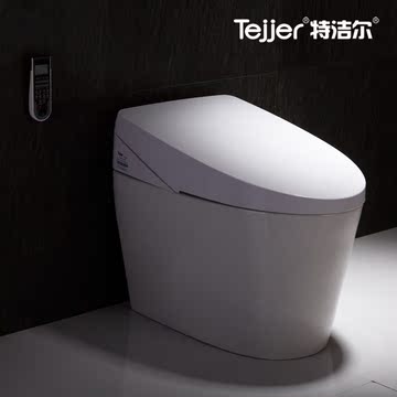 Tejjer特洁尔 智能马桶一体式坐便器即热式无线遥控led屏电动马桶