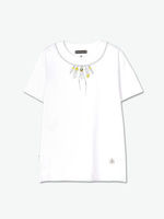 【有货正品】白金Life·AfterLife鹰羽项链刺绣短袖T恤