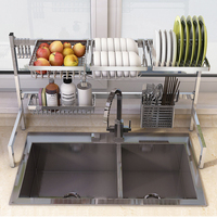沥水架水槽放碗架厨房用具置物架 不锈钢收纳晾碗碟架用品沥水篮