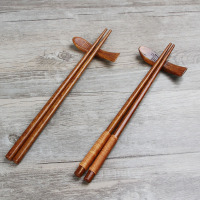 日式尖头筷子 实木质家用餐厅酒店日本料理寿司筷子定制刻字