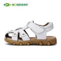 酷奇(kokee)男童凉鞋2016新款儿童包头凉鞋中小童防滑沙滩鞋B512