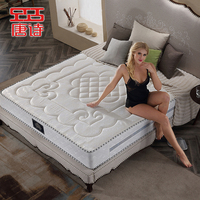 天然乳胶床垫 软硬两用 独立弹簧 椰棕 1.8米双人席梦思床垫特价
