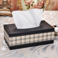 皮革纸巾盒抽纸盒餐巾纸抽盒创意欧式家用车用客厅茶几桌面定制