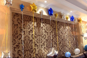 结婚婚房流苏彩条雨丝气球 商场活动布置生日派对七夕情人节装饰