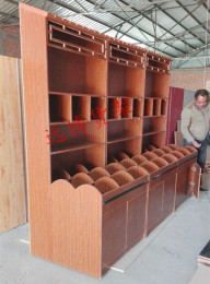 木质货架干果杂粮柜食品粮油展示柜特产礼品展柜糖果架休闲食品架
