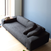 日式沙发组合现代简约小户型可拆洗客厅双三人贵妃布艺沙发