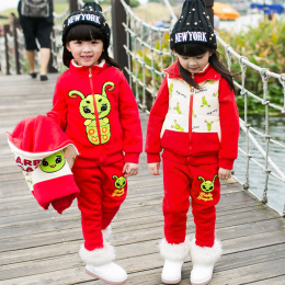 童装男童秋冬装套装3-4-5-6-7-8岁9儿童韩版10加厚全棉卫衣三件套