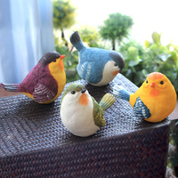 创意户外花园园艺摆设仿真动物摆件庭院装饰品阳台树脂小鸟工艺品