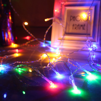 电池款LED彩灯闪灯串灯节日灯串圣诞小彩灯满天星星灯婚庆装饰灯
