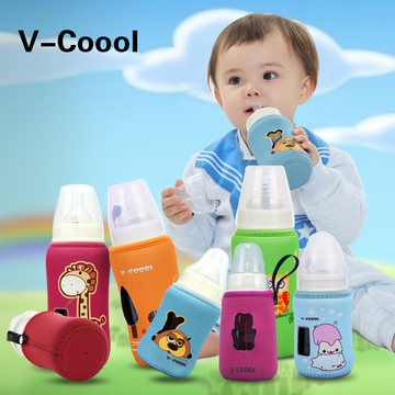 V-Coool贝亲标口宽口玻璃奶瓶保护套奶瓶保温袋保护袋奶瓶防摔套
