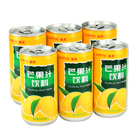 韩国进口零食饮料 lotte韩国乐天芒果汁180ml饮料mango汁饮品