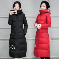 2016新款韩版棉衣女中长款修身时尚加厚冬季学生外套加长款加大码